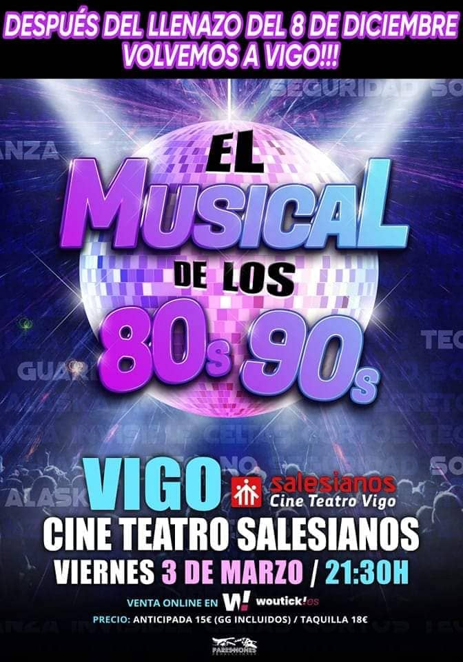 MUSICAL DE LOS 80´s Y 90´s - Cine Teatro Salesianos